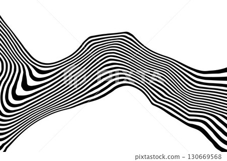 Abstract monochrome vortex. Digital art with a swirling and hypnotic visual flow. Eps 10 Abstract monochrome vortex. Digital art with a swirling and hypnotic visual flow. Eps 10 130669568