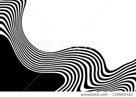 Sharp black and white stripes that create an abstract dynamic composition. Eps 10 Sharp black and white stripes that create an abstract dynamic composition. Eps 10 130669582