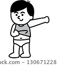 Putting on (underwear) | Changing clothes action card and visual support icon (Change of clothes) 130671228