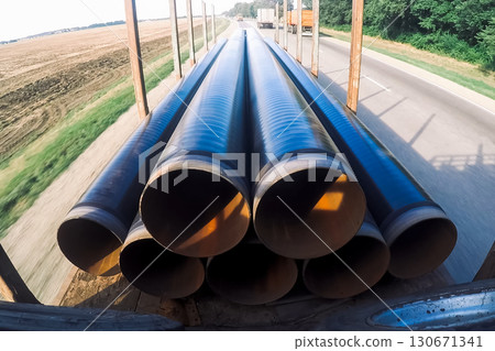 Pipeline transportation. Construction of the pipeline. Shipping. 130671341