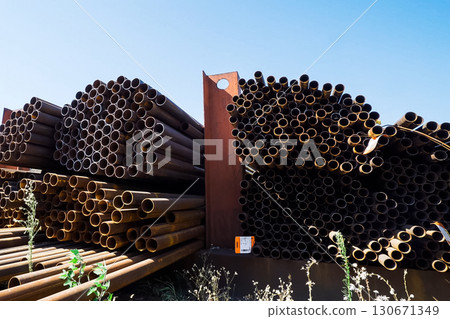 Warehouse of metal products. 130671349