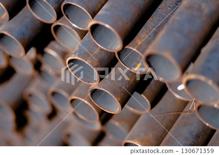 Warehouse of metal products. 130671359