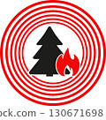 vector, fire, wildfire 130671698