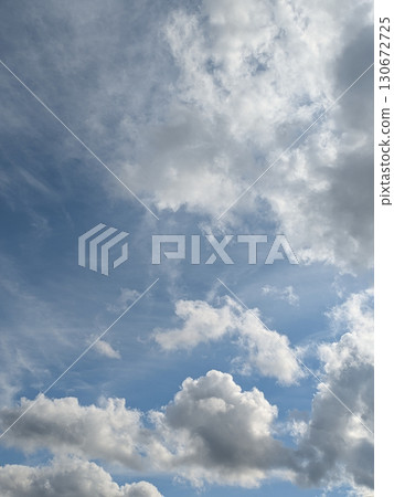 Summer blue sky and white clouds B Summer blue sky and white clouds B 130672725