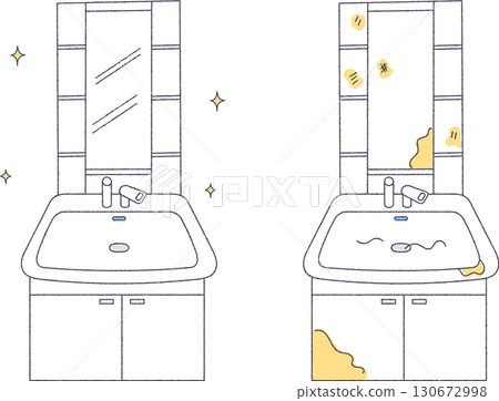 Clean and dirty sinks Clean and dirty sinks 130672998