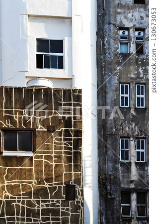 Old building walls 130673053