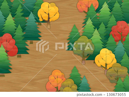 北方森林小路,秋季,水平標準 北方森林小路,秋季,水平標準 130673055