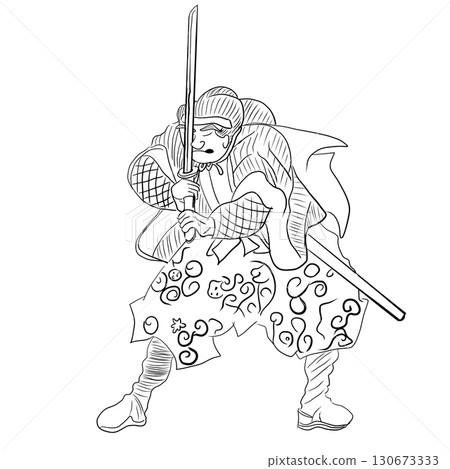 浮世繪風格迷你武士 1 浮世繪風格迷你武士 1 130673333