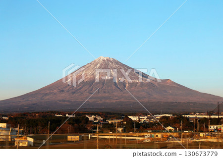Winter 2016: A record of Mount Fuji from a train window Winter 2016: A record of Mount Fuji from a train window 130673779