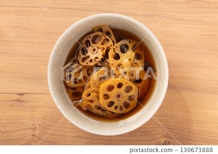 [Tokushima Prefecture] Lotus root pickled in soy sauce 130673888