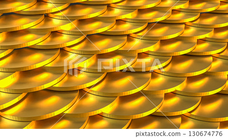 The Gold scale for abstract Background 3d Rendering. 130674776