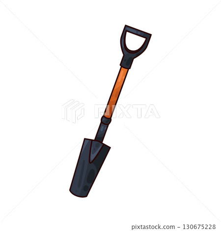 illustration of shovel 130675228