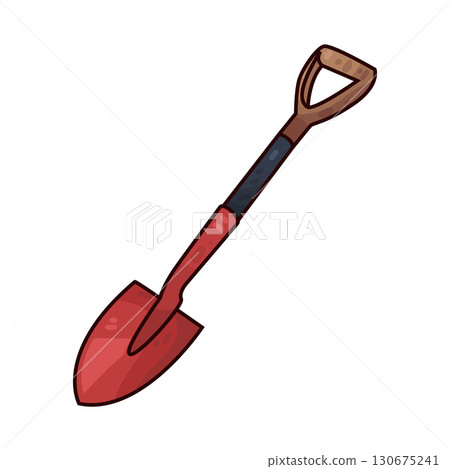 illustration of shovel illustration of shovel 130675241