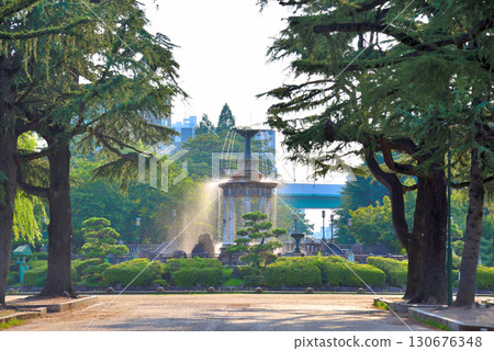 愛知縣名古屋市鶴舞公園噴泉塔 愛知縣名古屋市鶴舞公園噴泉塔 130676348