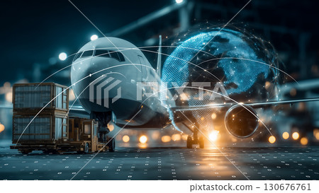 International Logistics Visual 130676761