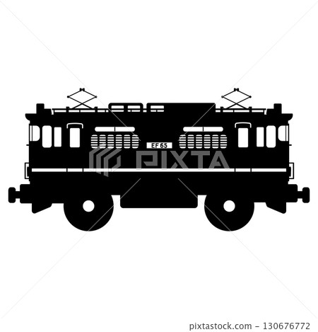 玩具式EF65電力機車輪廓圖 130676772