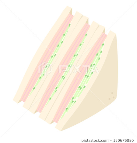 Ham sandwich icon Ham sandwich icon 130676880