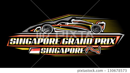 Vector logo for Singapore Grand Prix 130678573