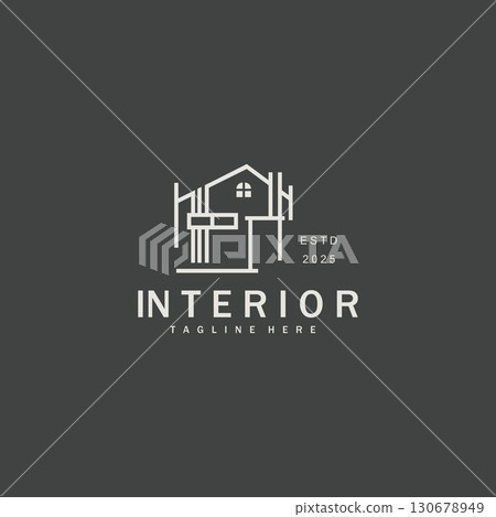 Home Interior logo building design template architecture unique styles illustration 130678949