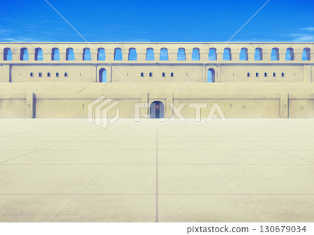 競技場風格（無觀眾）背景圖02 130679034