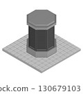 metro underground ventilation shaft isometric illustration 130679103