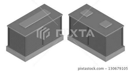 metro underground ventilation shaft isometric illustration 130679105