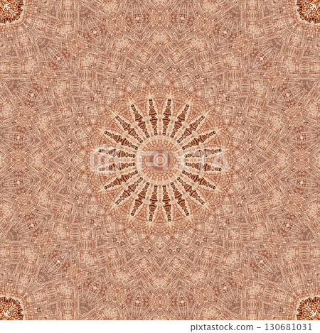 Mixed embroidery and batik art work for screen printing carpet, rug, fabric, tiles and flooring. Pattern design for the home decor, wrapping paper, curtains, wall covering etc 130681031