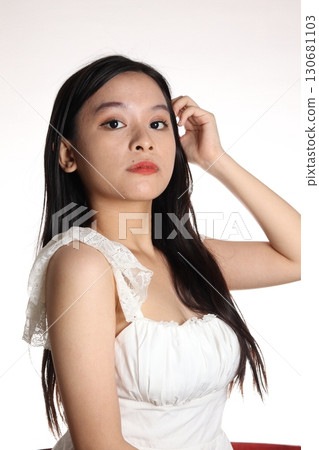 female, lady, woman 130681103