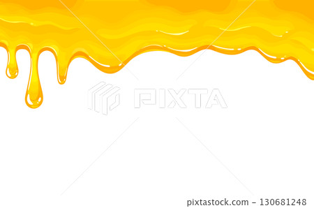 蜂蜜從上方滴落的插圖 蜂蜜從上方滴落的插圖 130681248