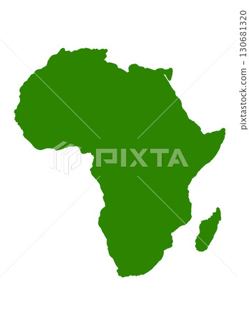 Map of Africa (Green) Map of Africa (Green) 130681320