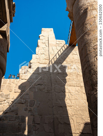 Ancient ruins of Karnak Temple in Luxor, Egypt 130682000