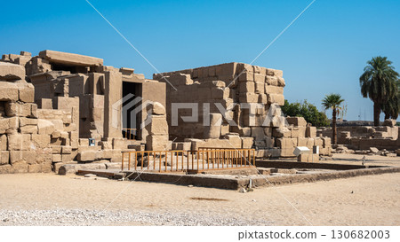 Ancient ruins of Karnak Temple in Luxor, Egypt 130682003