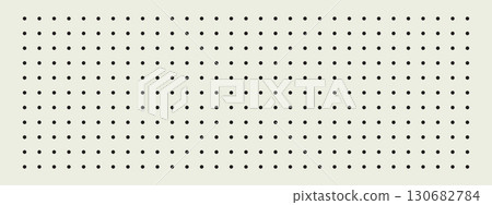 Minimalist background with a black dot pattern on a cream backdrop. Use in Modern Design Projects Including Web Design, Branding, Graphic Design, and Print Artworks. Vector illustration. 130682784