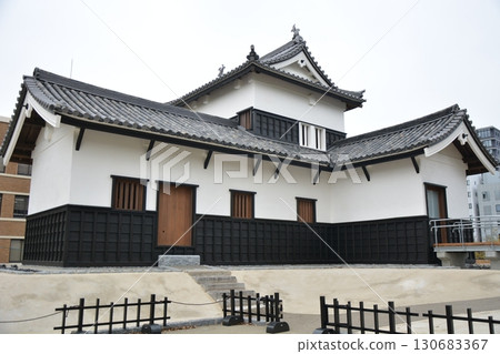 The exterior of the castle tower The exterior of the castle tower 130683367