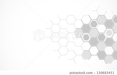 Abstract design element with geometric background of hexagons shape pattern Abstract design element with geometric background of hexagons shape pattern 130683451