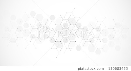 Abstract design element with geometric background of hexagons shape pattern Abstract design element with geometric background of hexagons shape pattern 130683453