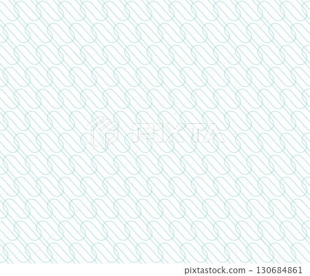 Geometric seamless pattern of lines. White and green background, Seamless vector texture for certificates, banknotes. Watermark design Geometric seamless pattern of lines. White and green background, Seamless vector texture for certificates, banknotes. Watermark design 130684861
