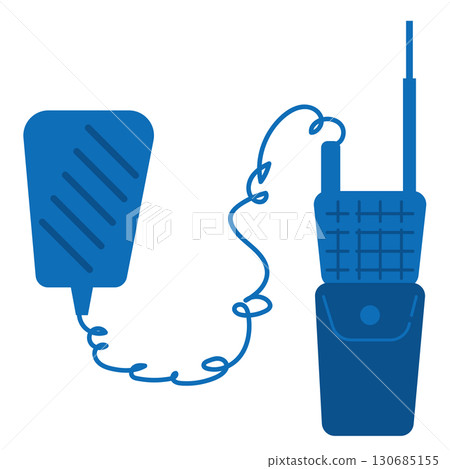 Radio vector illustration material 130685155