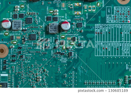 Electronic circuit board removed from a laptop Electronic circuit board removed from a laptop 130685189