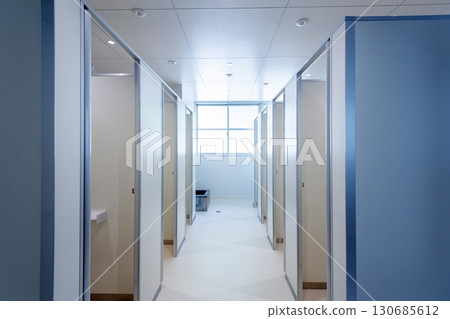 An empty toilet 130685612