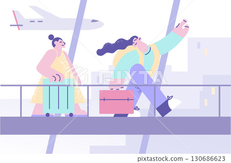 Traveling, tourism, vacations concept 130686623
