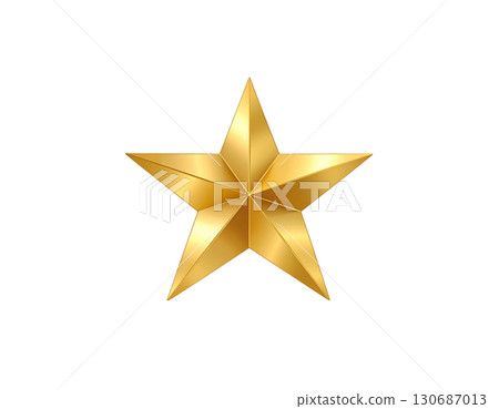 Set of festive illustrations with colorful separated stars of Christmas isolated on white background. 130687013