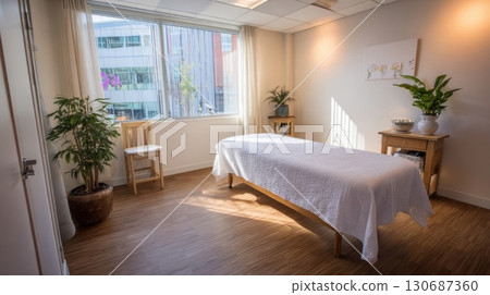 Treatment room with beds 130687360