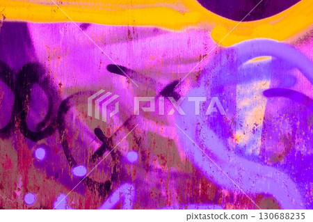 Vibrant Purple Graffiti with Neon Yellow Accent, Y2K Urban Aesthetic Vibrant Purple Graffiti with Neon Yellow Accent, Y2K Urban Aesthetic 130688235
