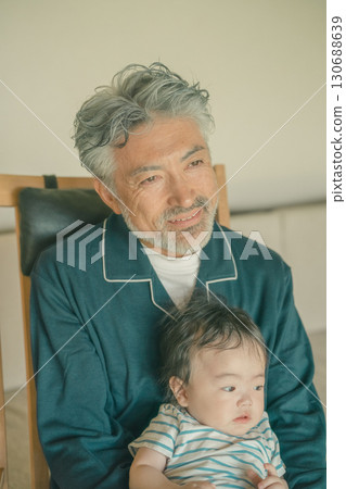 grandchild, grandchildren, grandfather 130688639
