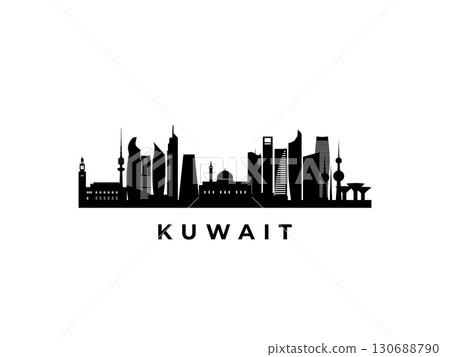 Vector Kuwait skyline.  130688790