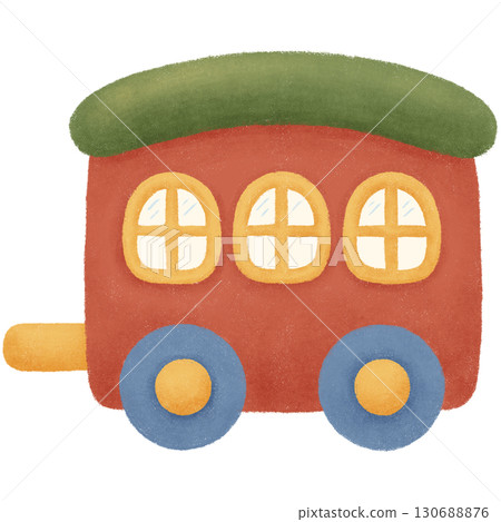 Wooden toy train Wooden toy train 130688876