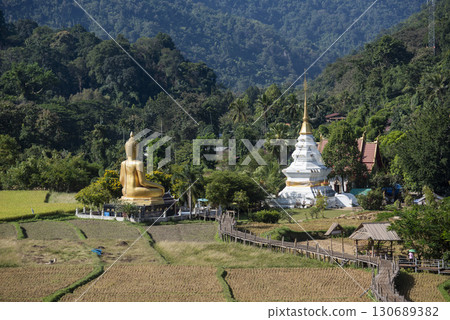 THAILAND PHRAE WAT NA KHU HA BUDDHA 130689382