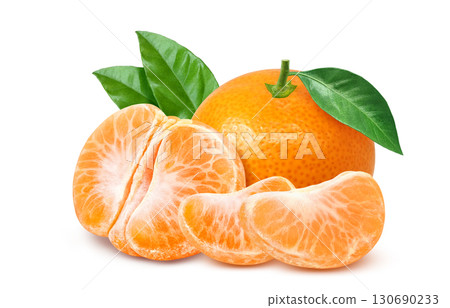橘子插畫逼真的水果 橘子插畫逼真的水果 130690233