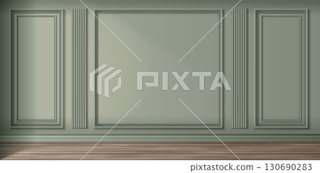 Classic wall panel design 130690283